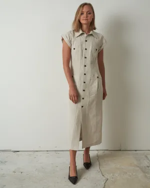 analia dress - stone