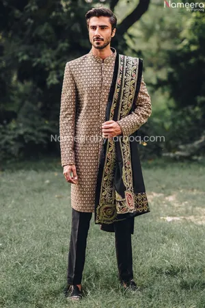 Designer Mens Sherwani Indian Outfit for Wedding #GN55