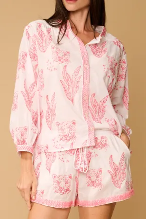 DETRIA SHORTS - SOLID COLOR PINK