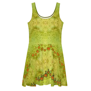 Fitted Skater Dress (Her/Muliebris)(Grail Night Flower) RJSTH@Fabric#2 RJSTHS2020 RJS