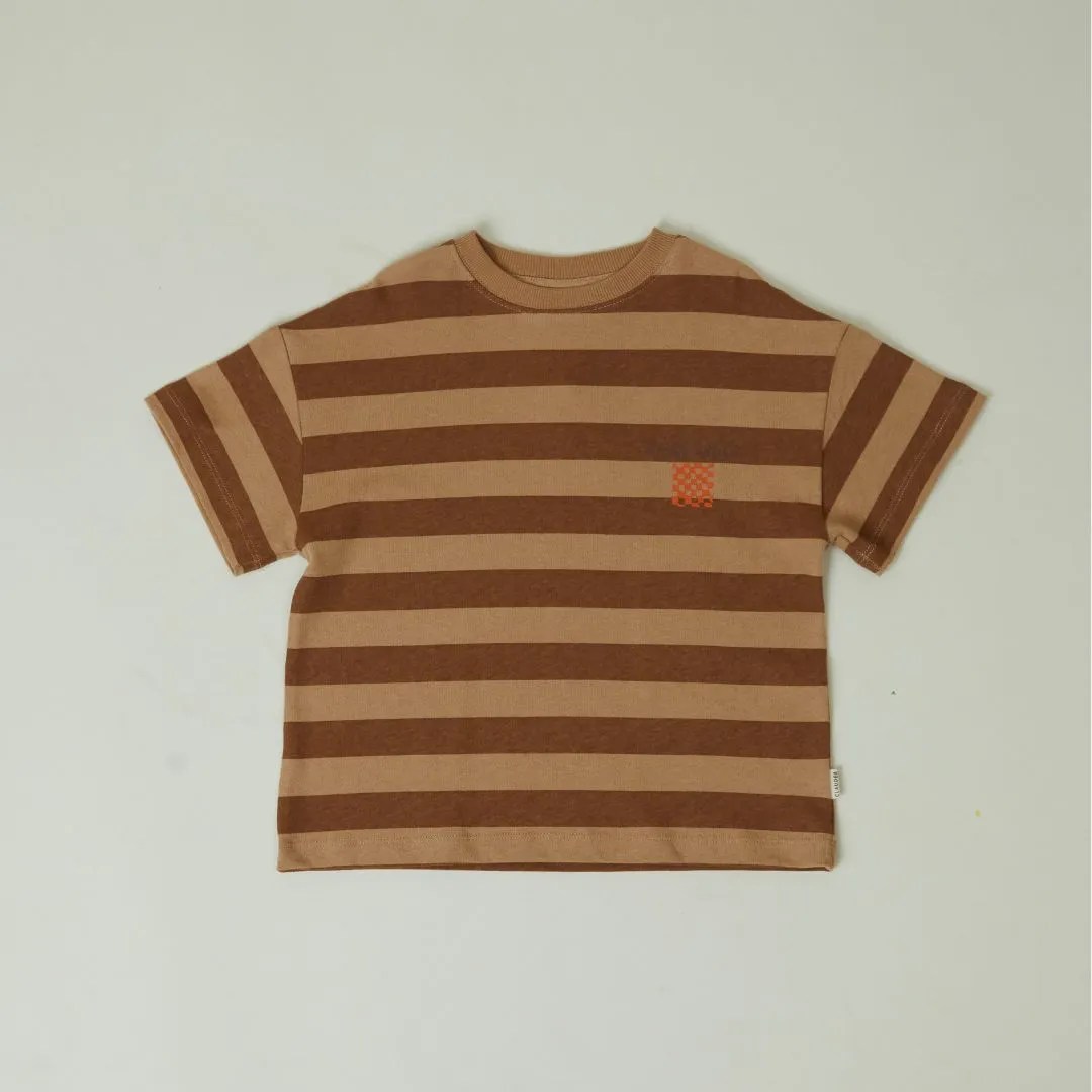 I'm with Claude Stripe Cotton Tee
