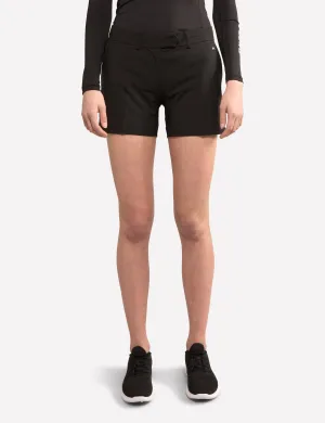 J.Lindeberg Womens Fia Micro Stretch Short Shorts - BLACK