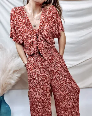Lydia Tie Jumpsuit