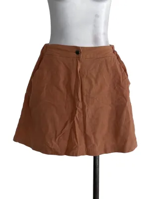 Marigold Orange Textured Skort