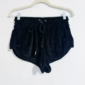 Mikoh - Black Velour Drawstring Shorts