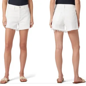 NWOT Women’s Joe's The Jessie Frayed High Waist  White Shorts - Sz 28