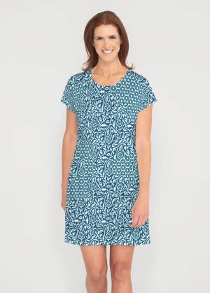 Oakley Blue (8114) ~ Lucy Tee Dress