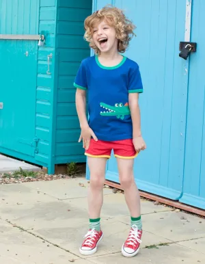 Organic Crocodile Applique T-Shirt