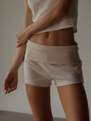 PETIT PIJAMA SHORTS  - VAINILLA