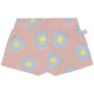 Pink Flower Shorts