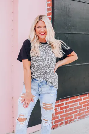 Rumor Has It Leopard Top