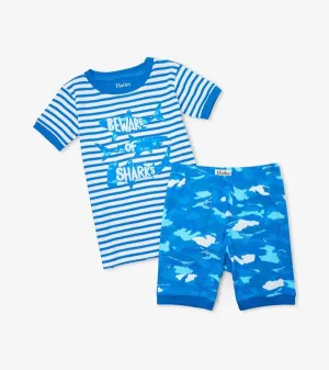 Shark Camo Short Pajama Set