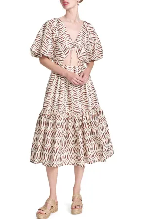SNOW DRESS - ZEBRA PRINT