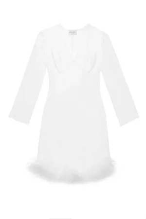 Toni Feathered Mini Dress