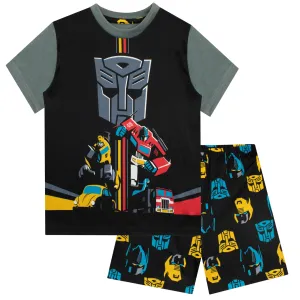 Transformers Short Pajamas - Optimus Prime and Bumblebee