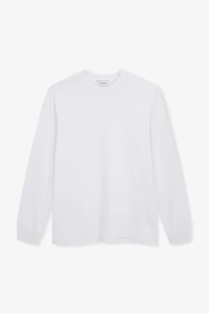 Unfeigned Basic Long Sleeve T-Shirt - White